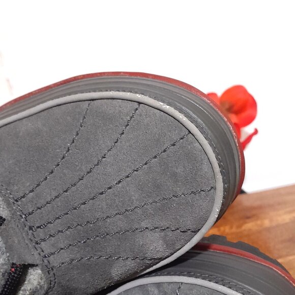 Sorel Tall Gray Faux Fur Lined Lace Up Snow Boots Women's 12 EU43 - Picture 3 of 11